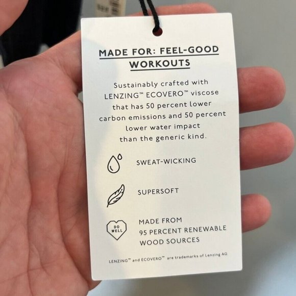 Madewell $48 Variegated Rib Drop Top Black Size M NJ129 - Picture 4 of 8